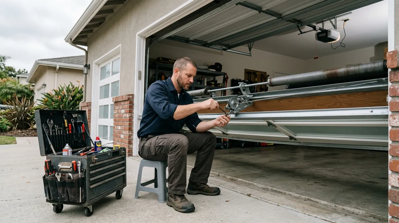 Garage door work by Largo Garage Door Pros in Largo, FL